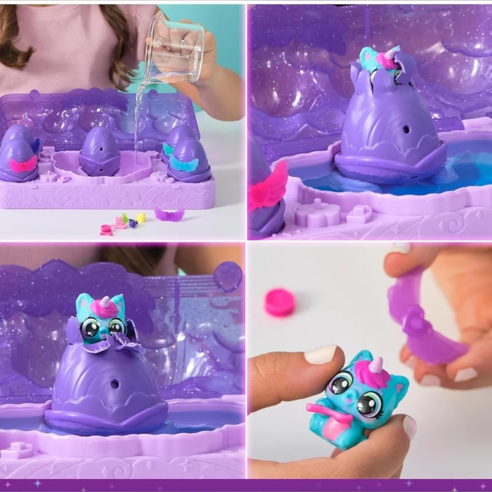 Hatchimals Alive, Neon Rainbow Egg Carton Toy